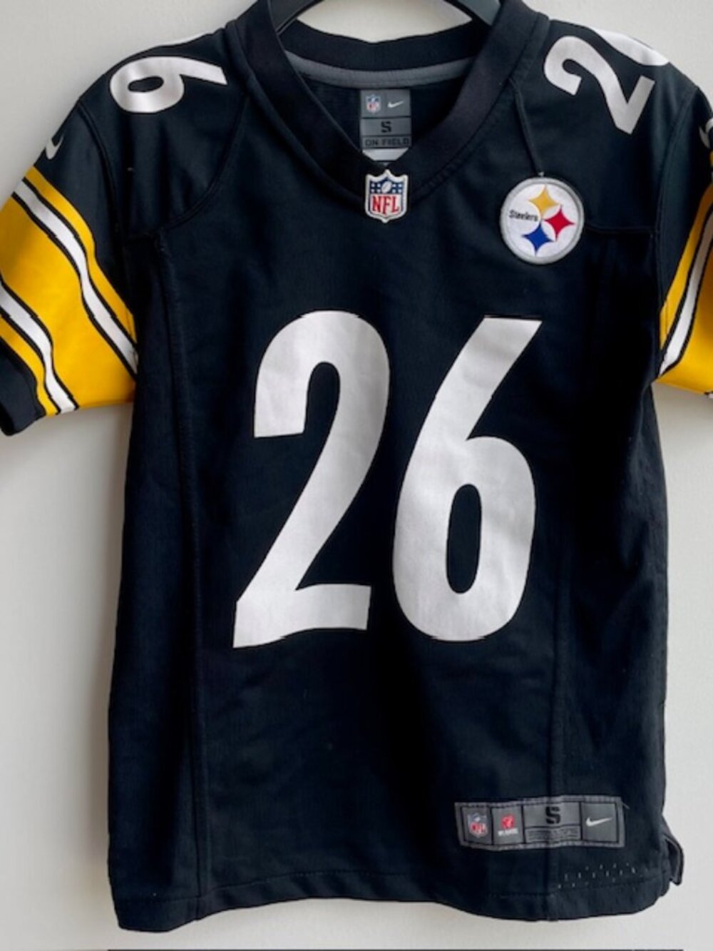 Nike On Field Pittsburgh Steelers Le’veon Bell #26 Jersey Youth Small (8) Black